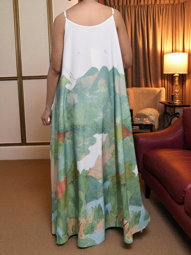 Ladies Oversized Printed Pocket Dress - StylePhase SA