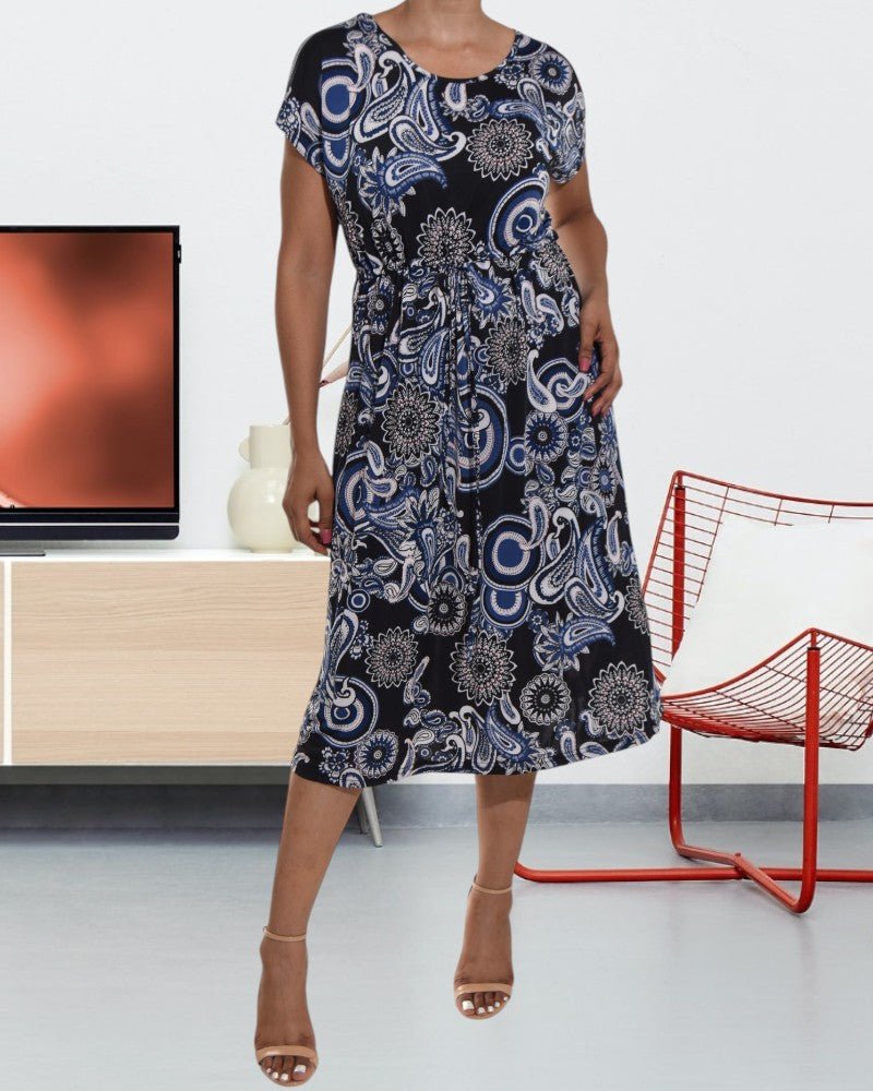 Ladies Paisley Printed Dress - StylePhase SA