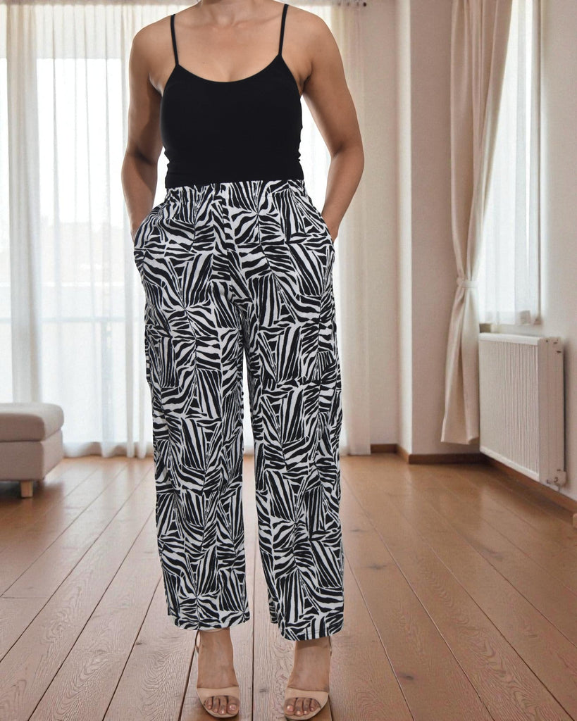 Ladies Pattern Pocket Pants - StylePhase SA