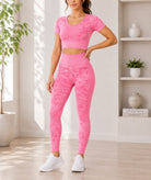 Ladies Peach Activewear Set - StylePhase SA