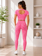 Ladies Peach Activewear Set - StylePhase SA