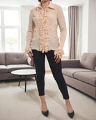 Ladies Peach Button Shirt - StylePhase SA