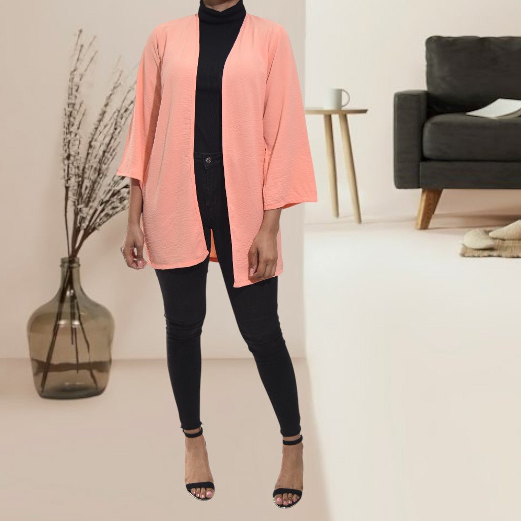 Ladies Peach Kimono - StylePhase SA