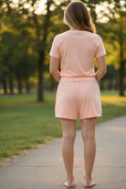 Ladies Peach Knit Pj Set - Earphones - StylePhase SA