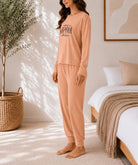 Ladies Peach Pj Set -All Of Me Loves All Of You - StylePhase SA