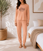 Ladies Peach Pj Set -All Of Me Loves All Of You - StylePhase SA