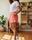 Ladies Peach Pocket Shorts - StylePhase SA