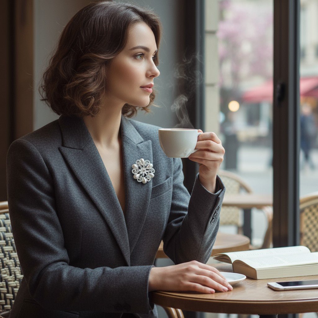 Ladies Pearl Brooch - StylePhase SA