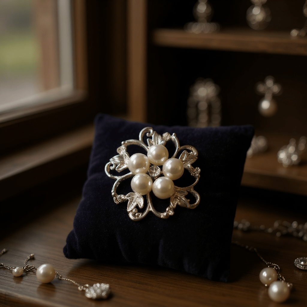 Ladies Pearl Brooch - StylePhase SA