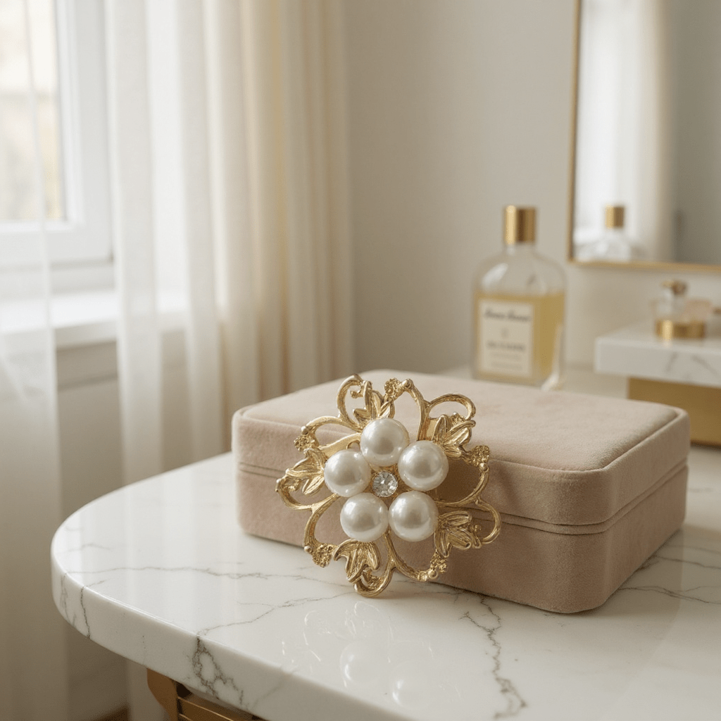 Ladies Pearl Brooch - StylePhase SA