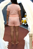 Ladies Petite Peach Knit Pj Set - Lamour - StylePhase SA
