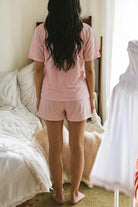 Ladies Petite Pink Knit Pj Set - Im Bossy - StylePhase SA