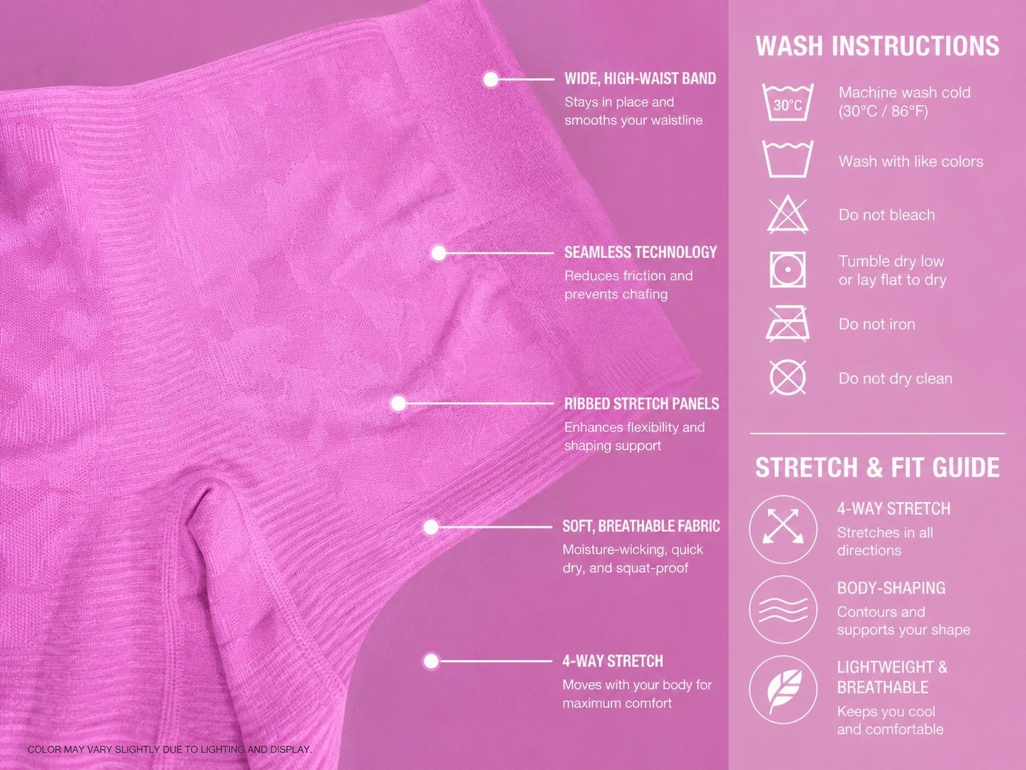 Ladies Pink Activewear Set - StylePhase SA