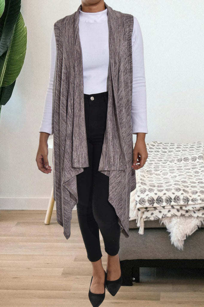 Ladies Pink And Grey Cardigan - StylePhase SA
