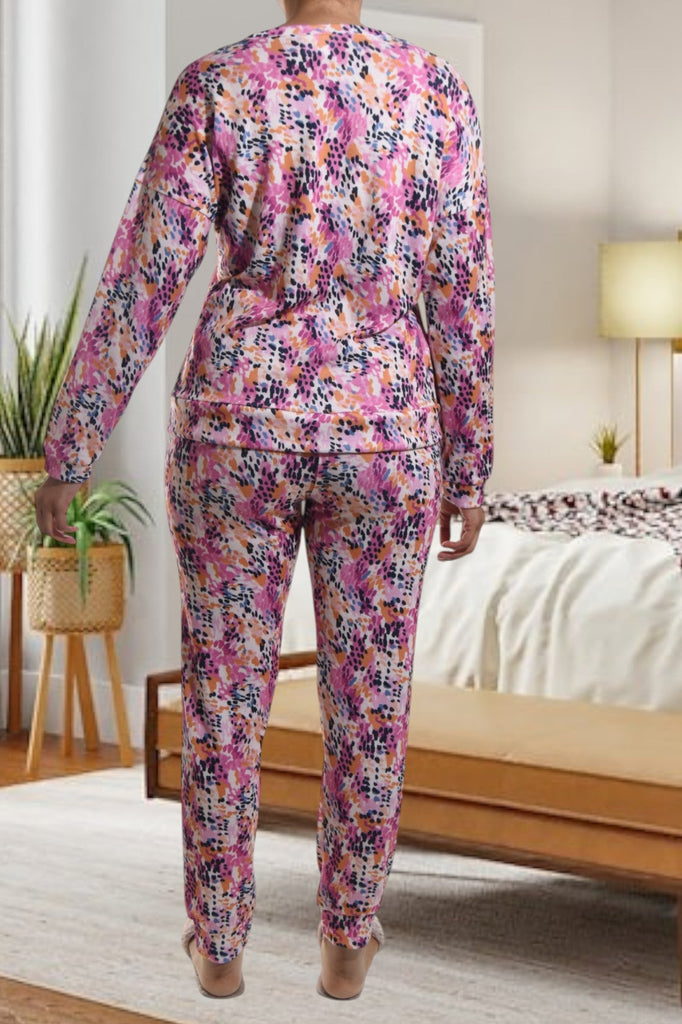 Ladies Pink And Orange Pj Set - StylePhase SA