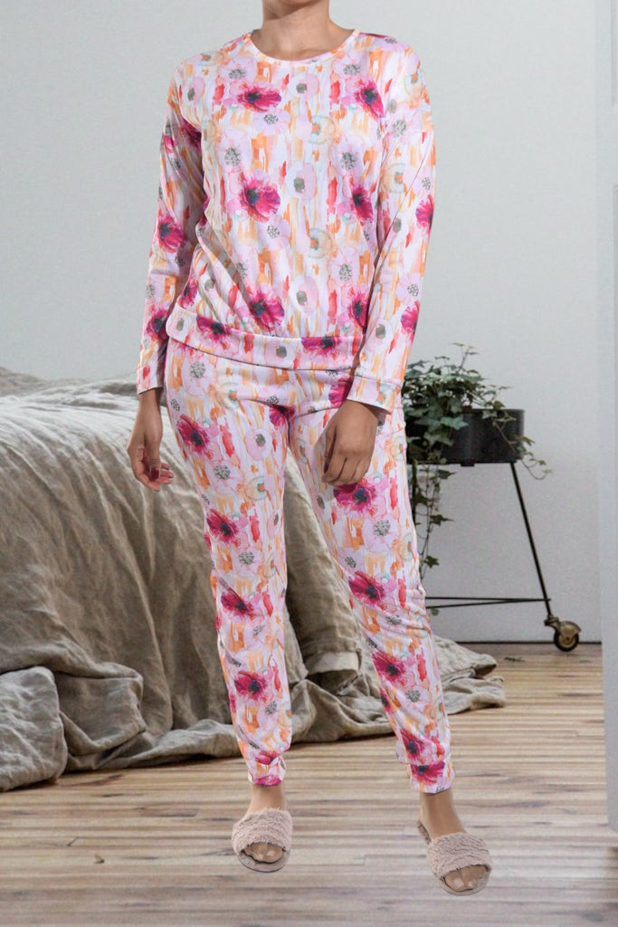 Ladies Pink And Peach Pj Set - StylePhase SA