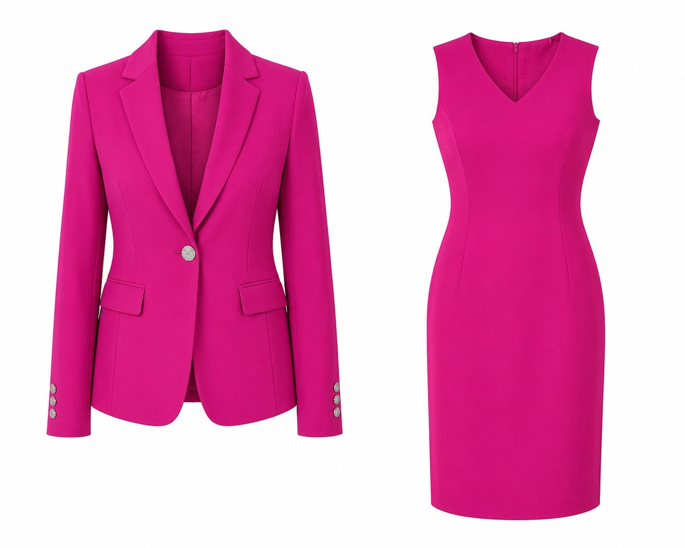 Ladies Pink Dress Two Piece Set- New Feeling - StylePhase SA
