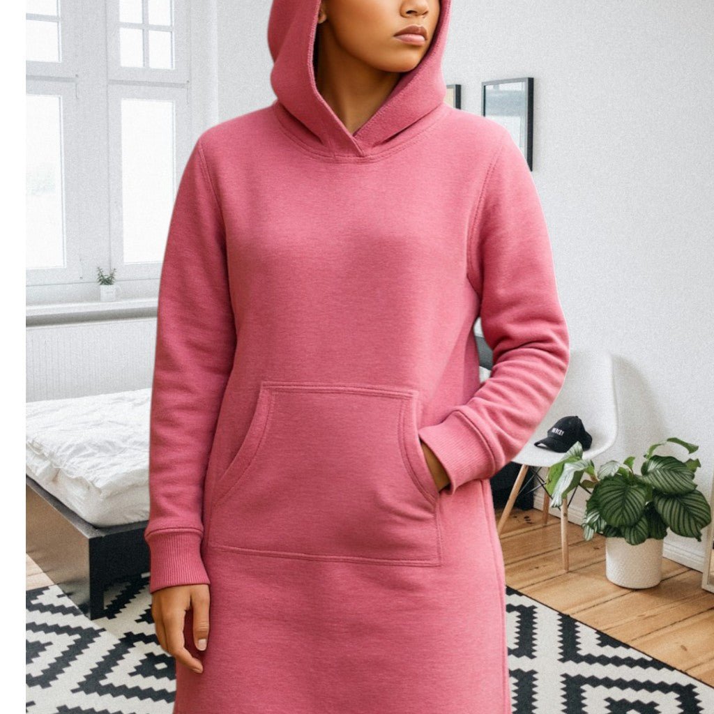 Ladies Pink Fleece Sleep Shirt - StylePhase SA