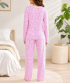 Ladies Pink Floral Pyjama - StylePhase SA