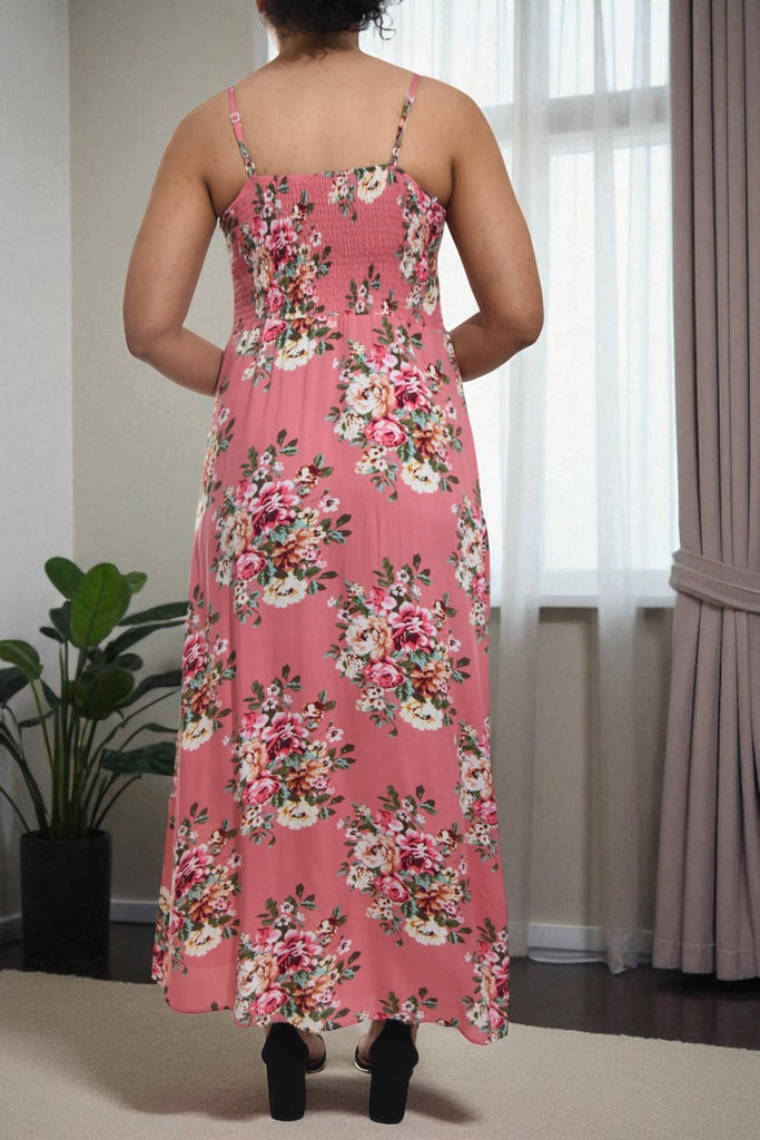 Ladies Pink Front Knot Dress - StylePhase SA