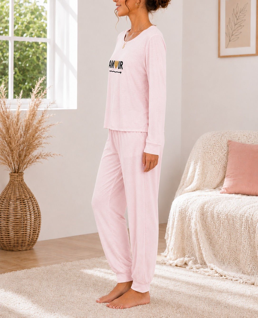 Ladies Pink Pj Set -Amour - StylePhase SA