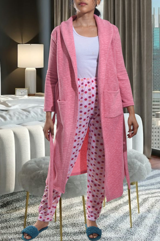 Ladies Pink Pocket Gown - StylePhase SA