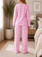 Ladies Pink Polar Fleece Pyjama Set - StylePhase SA