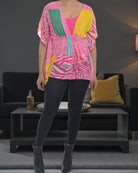 Ladies Pink Poncho Top - StylePhase SA
