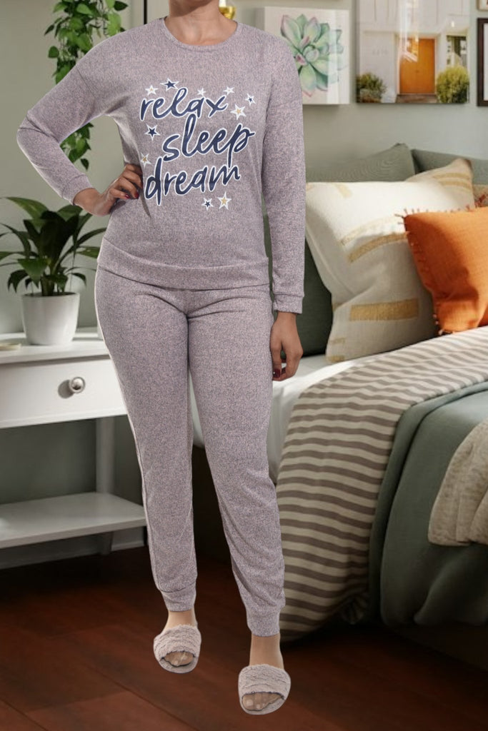 Ladies Pink Printed Pj Set - StylePhase SA