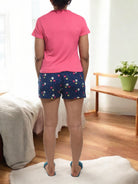 Ladies Pink Printed Pj Set - Don't Stop Dreaming - StylePhase SA
