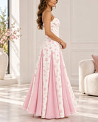 Ladies Pink Rose Maxi Dress - StylePhase SA