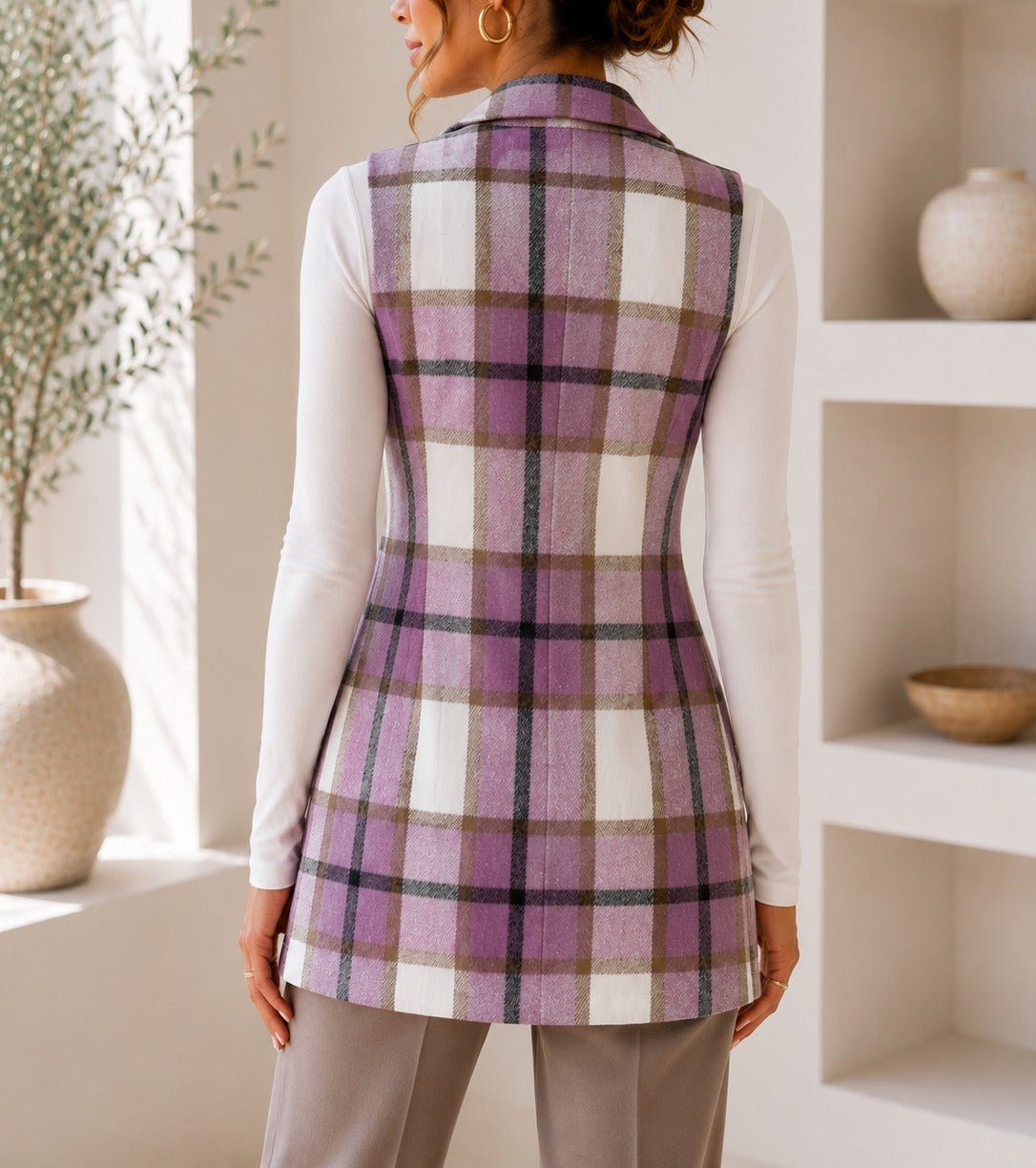 Ladies Pink Sleeveless Melton Shacket - StylePhase SA