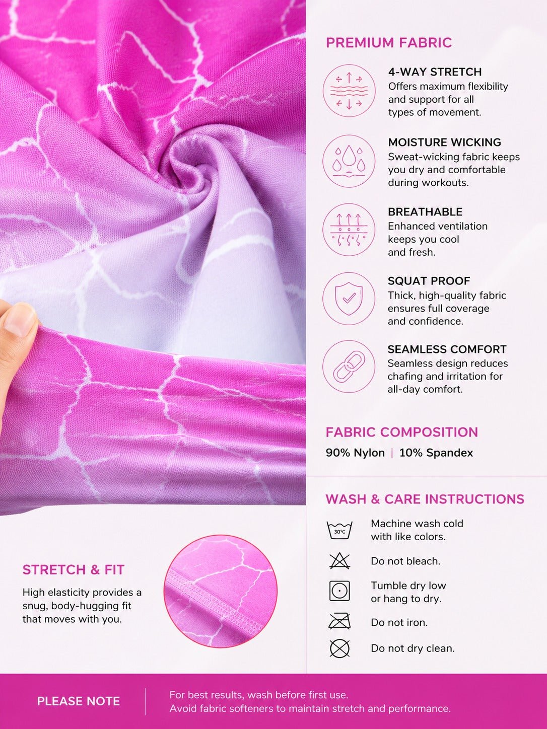Ladies Pink Strappy Activewear Set - StylePhase SA