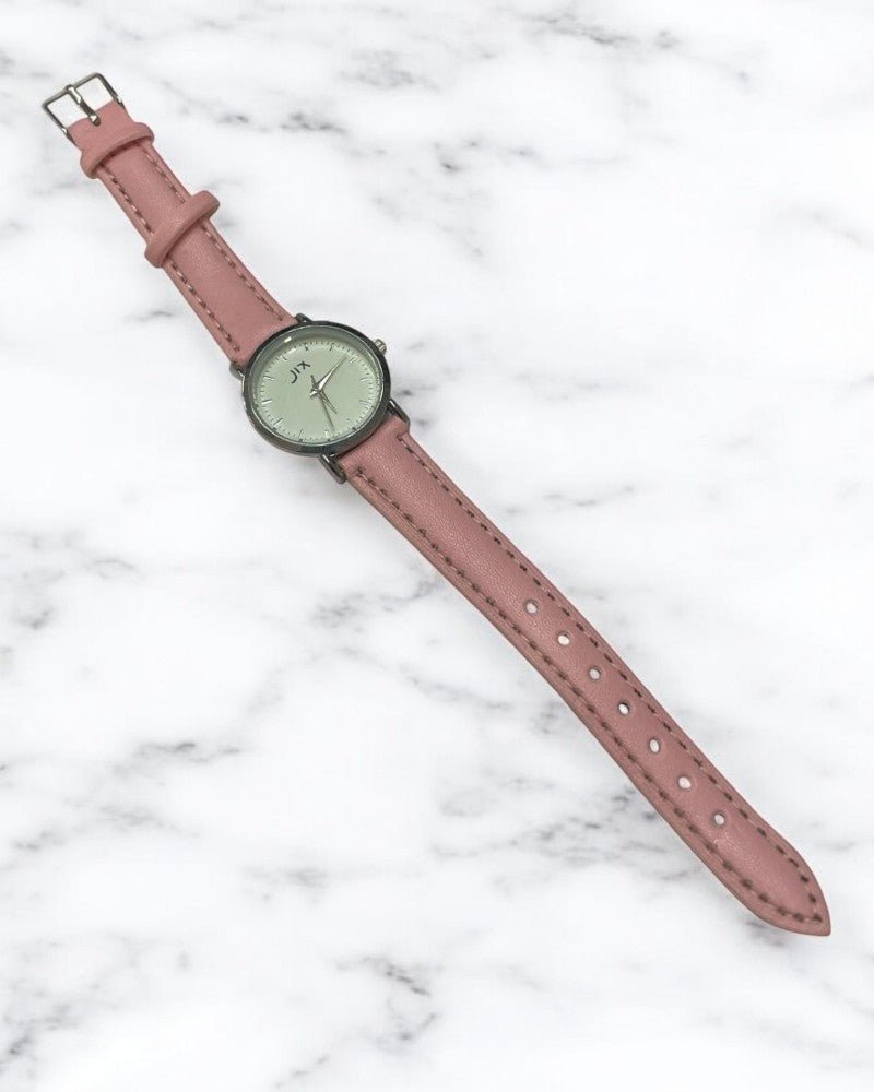 Ladies Pink Thin Strap Watch - StylePhase SA