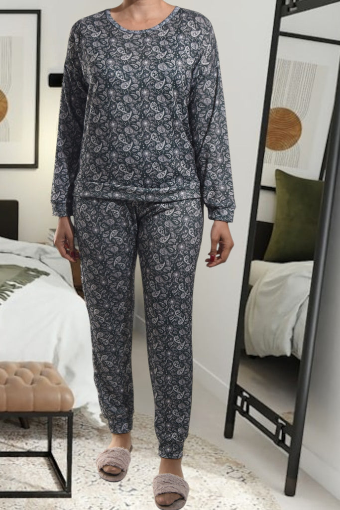 Ladies Pj Set - Paisley - StylePhase SA