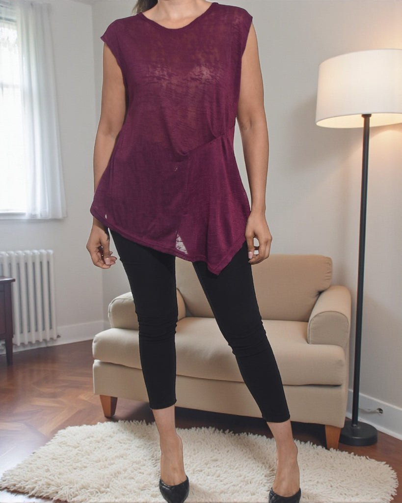 Ladies Plum Knit Top - StylePhase SA