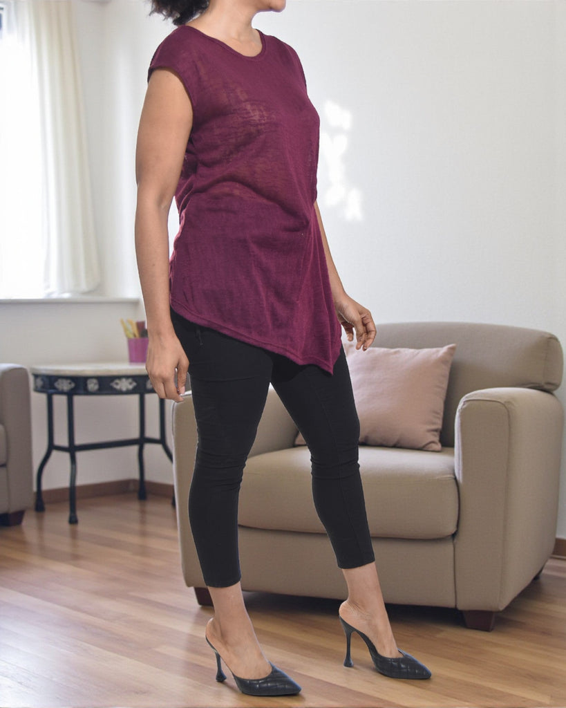 Ladies Plum Knit Top - StylePhase SA