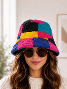 Ladies Plush Bucket Hat-Color Patch - StylePhase SA