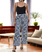 Ladies Pocket Pants - Blue Stripe - StylePhase SA