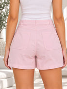 Ladies Pocket Shorts-Pink - StylePhase SA