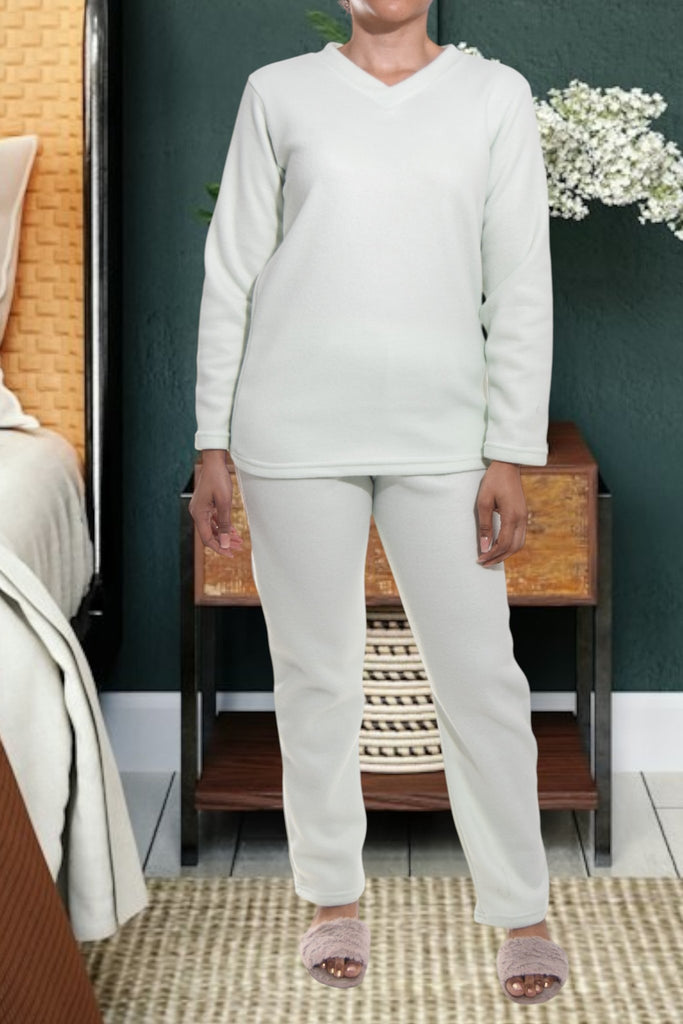 Ladies Polar Fleece Mint Pyjama Set - StylePhase SA