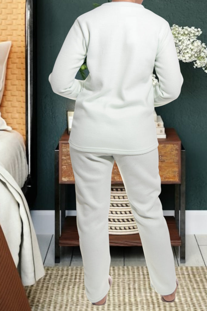 Ladies Polar Fleece Mint Pyjama Set - StylePhase SA