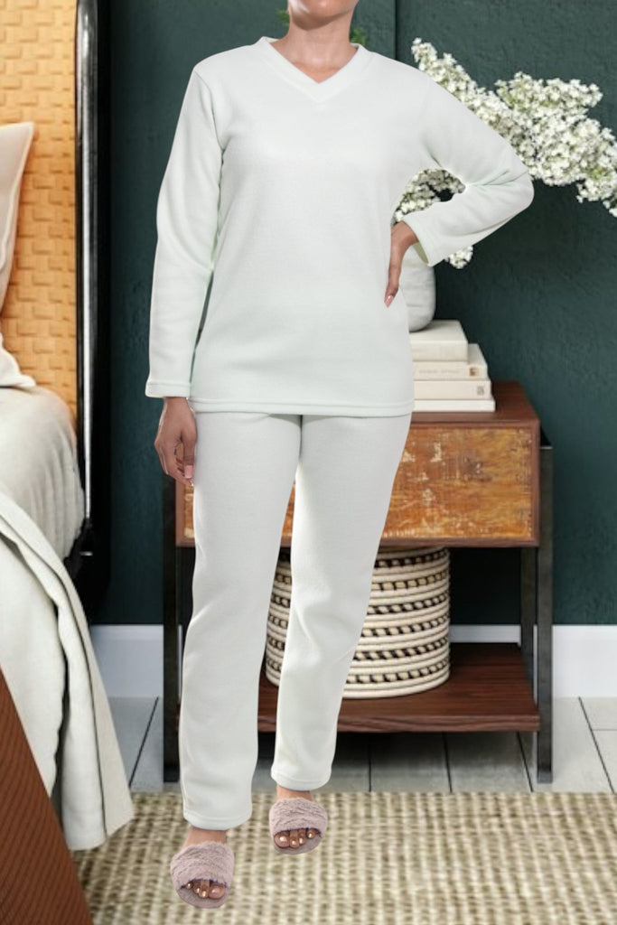Ladies Polar Fleece Mint Pyjama Set - StylePhase SA