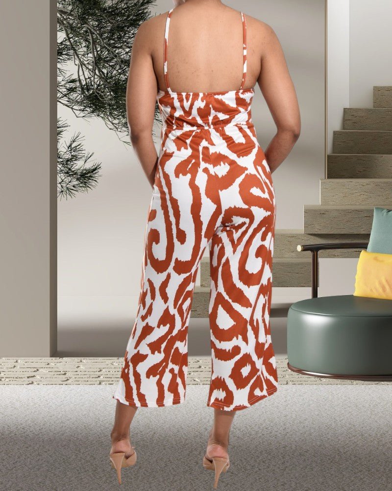 Ladies Printed Jumpsuit - StylePhase SA