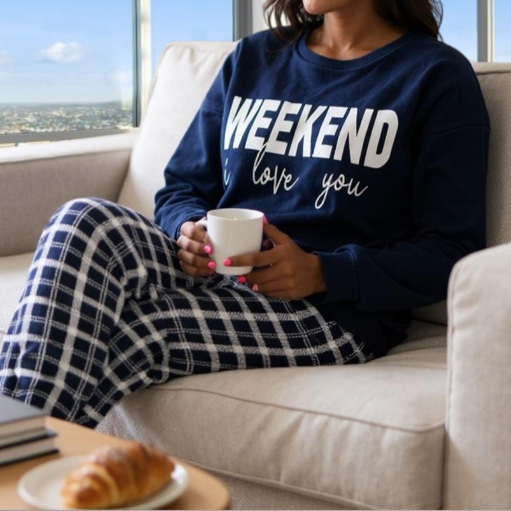 Ladies Printed Knit Pyjama Set - Weekend - StylePhase SA