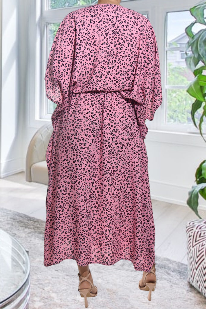 Ladies Printed Pink Kaftan - StylePhase SA