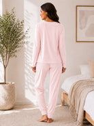 Ladies Printed Pink Pj Set -Feeling Lucky - StylePhase SA
