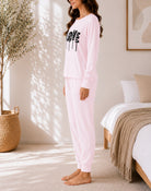 Ladies Printed Pink Pj Set -LOVE - StylePhase SA