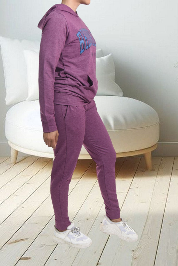 Ladies Purple Brooklyn Tracksuit Set - StylePhase SA