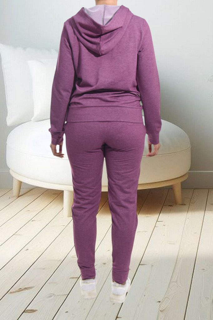 Ladies Purple Brooklyn Tracksuit Set - StylePhase SA